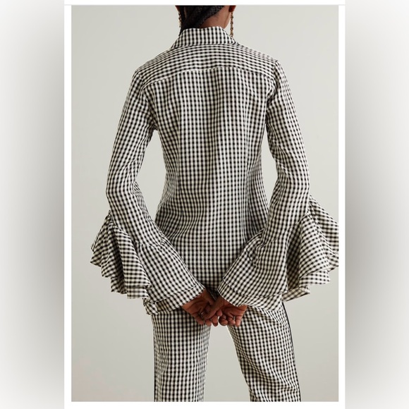 💥SALE💥 NEW $2690 Markarian Blouse Pant Set NWT Vacation Resort Wear Size 6 - Picture 6 of 17